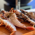 cuisson plancha brasero langouste homard